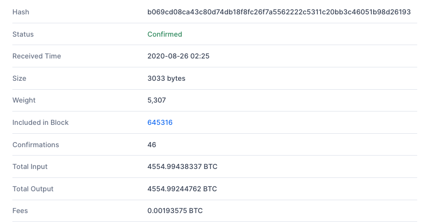 bitcoin balinasindan 50 milyon dolarlik BTC transferi